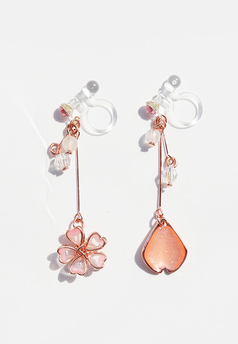 Asymmetric Cherry Earrings And Earrings