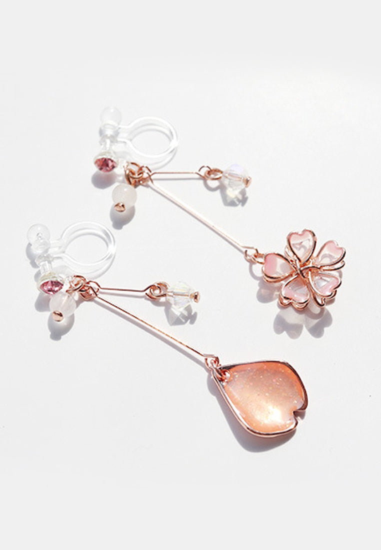 Asymmetric Cherry Earrings And Earrings