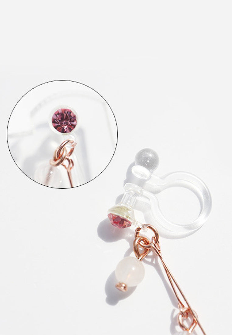 Asymmetric Cherry Earrings And Earrings