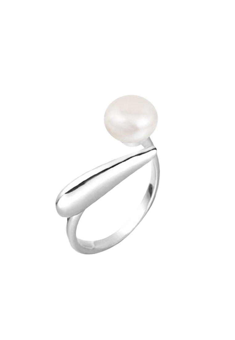 S925 Silver Pearl Ring