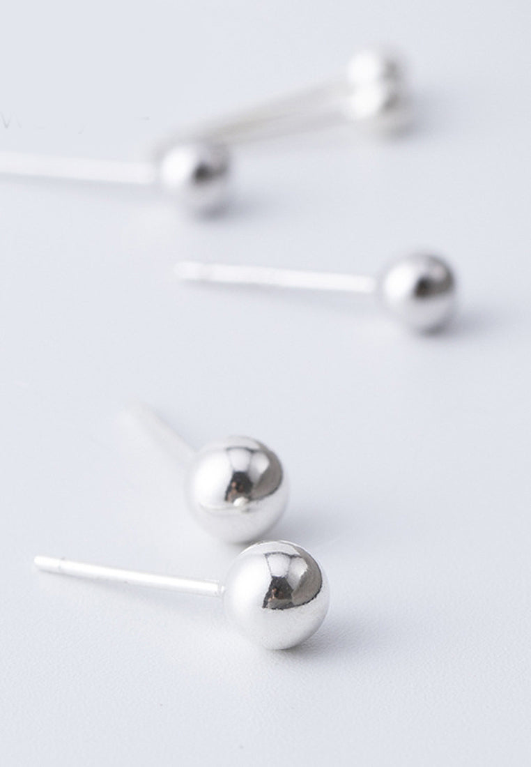 Simple atomic earrings