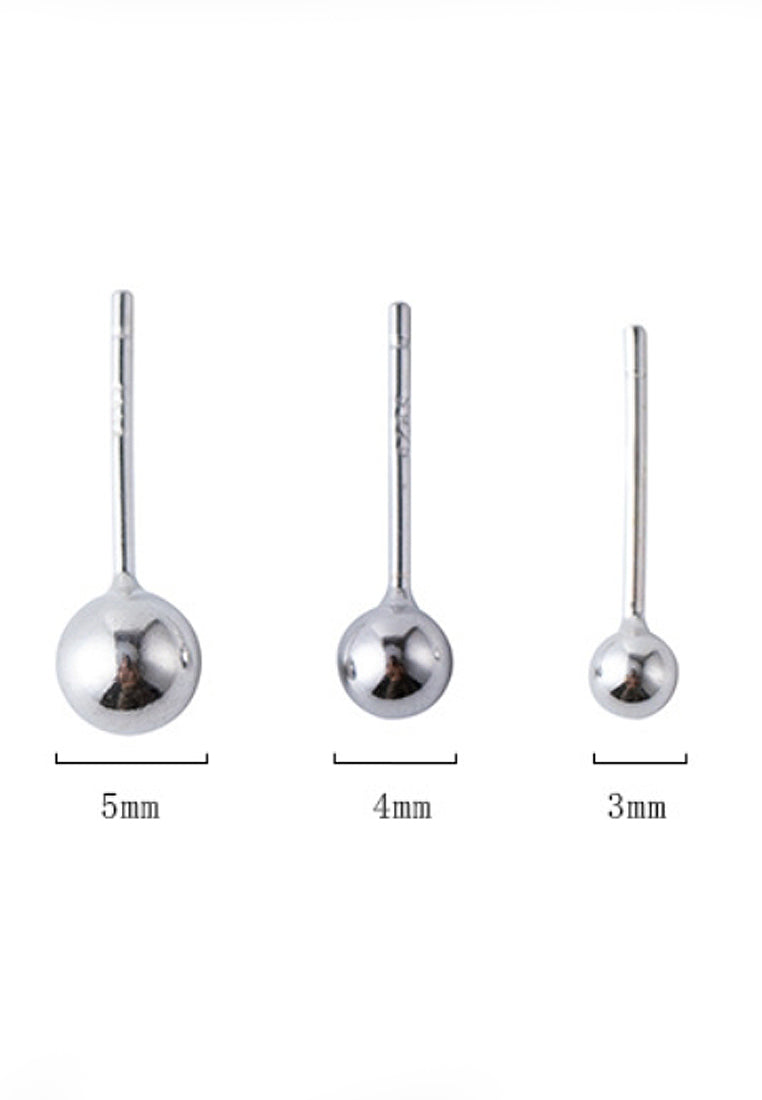 Simple atomic earrings