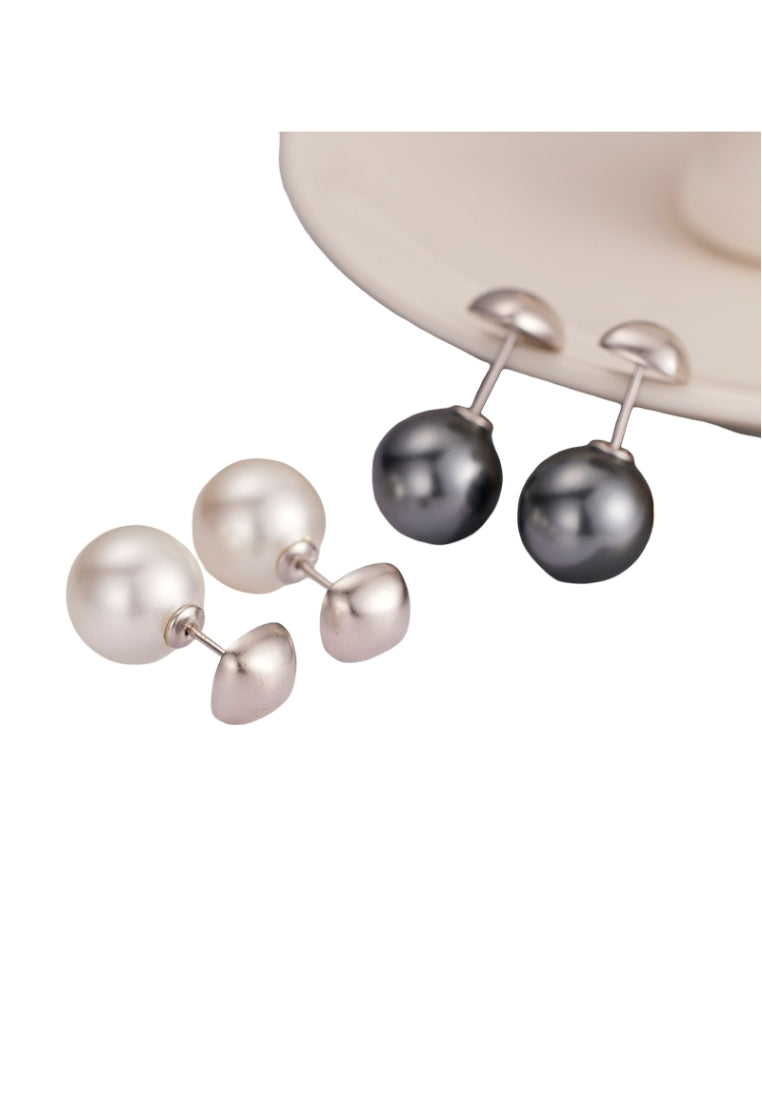 S925 silver Shijia pearl earrings
