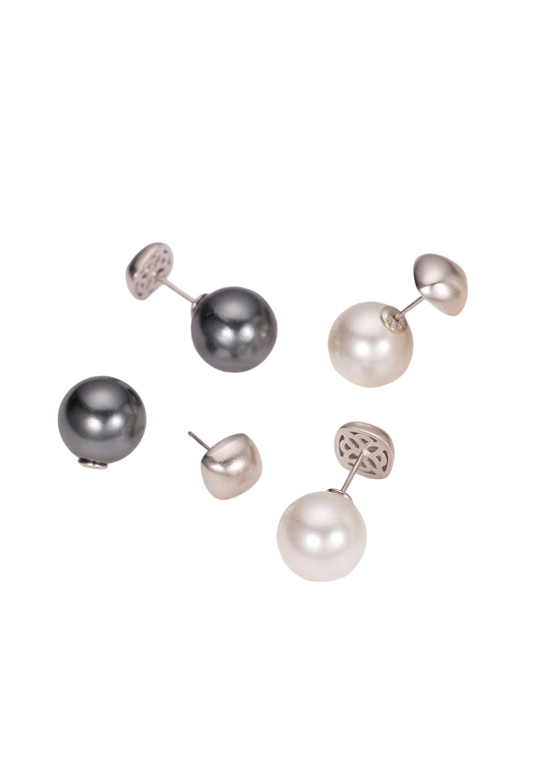 S925 silver Shijia pearl earrings