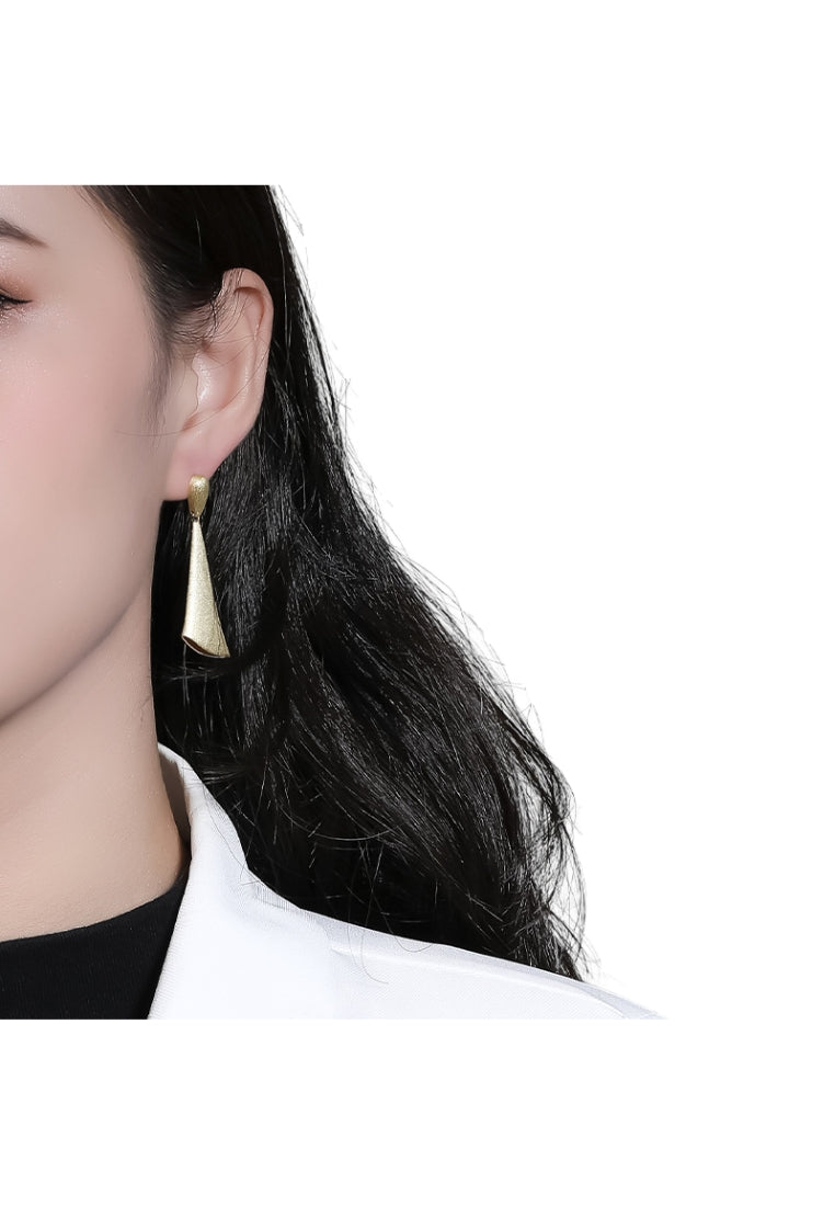 Shell Charm Silver Earrings