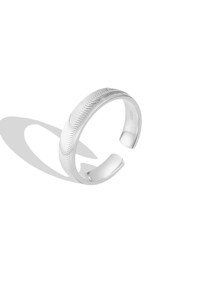 New Product 925 Sterling Silver Enamel Drop Glaze Crocus Personality Trendy Minimalist Adjustable Ring for Women