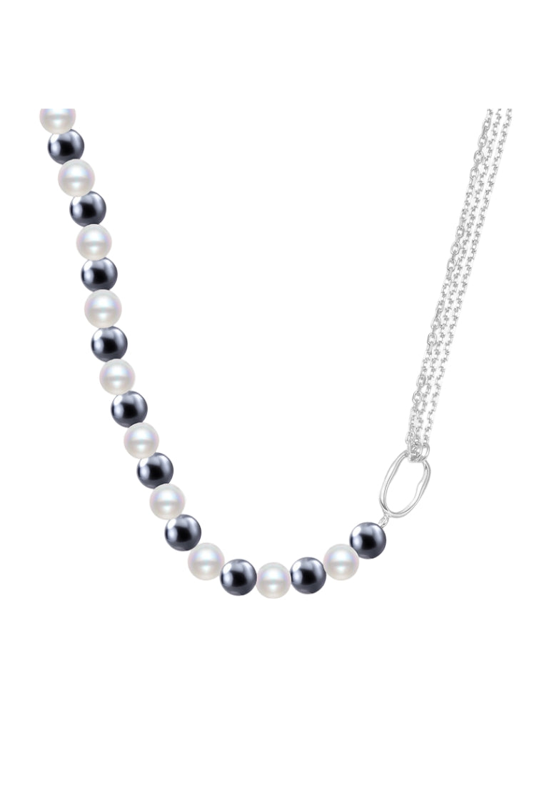 S925 Silver Irregular Pearl Necklace