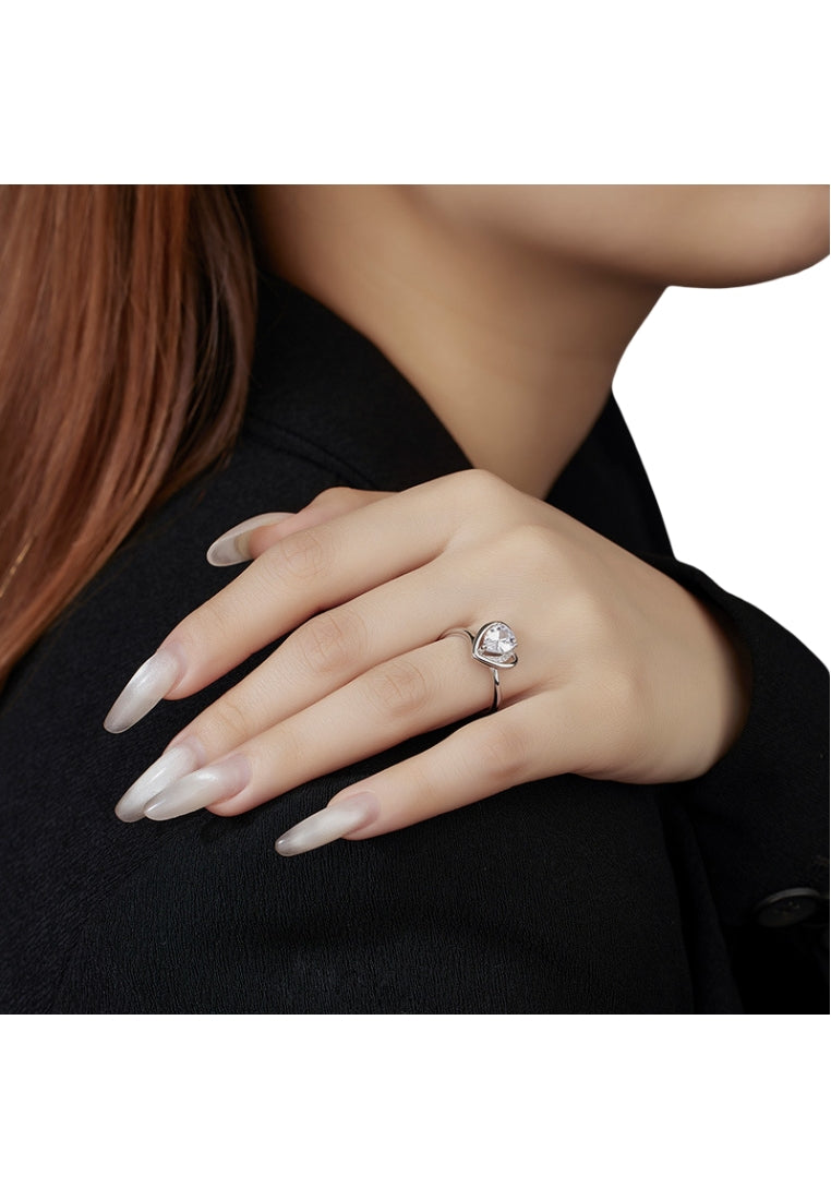 Flame Crystal Luxury Ring