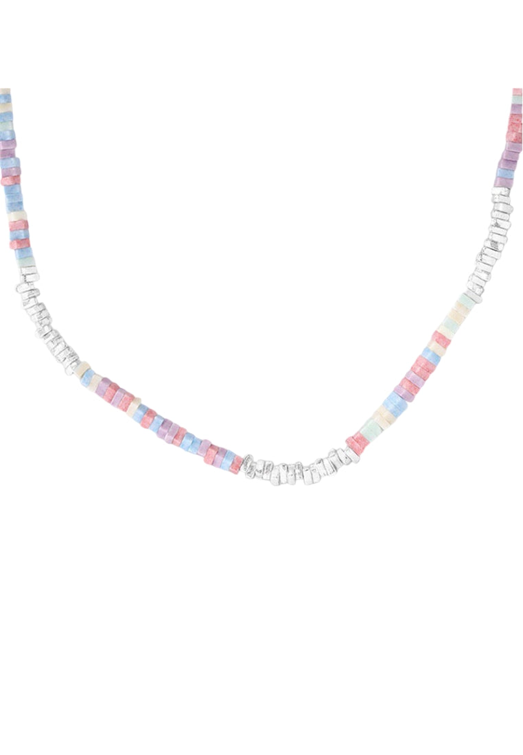 S925 Silver Macaron Pearl Necklace