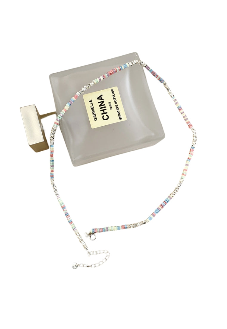 S925 Silver Macaron Pearl Necklace