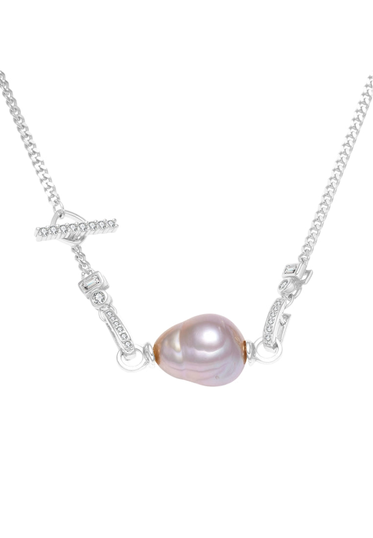 Autumn Winter S925 Silver Detachable Pearl Necklace