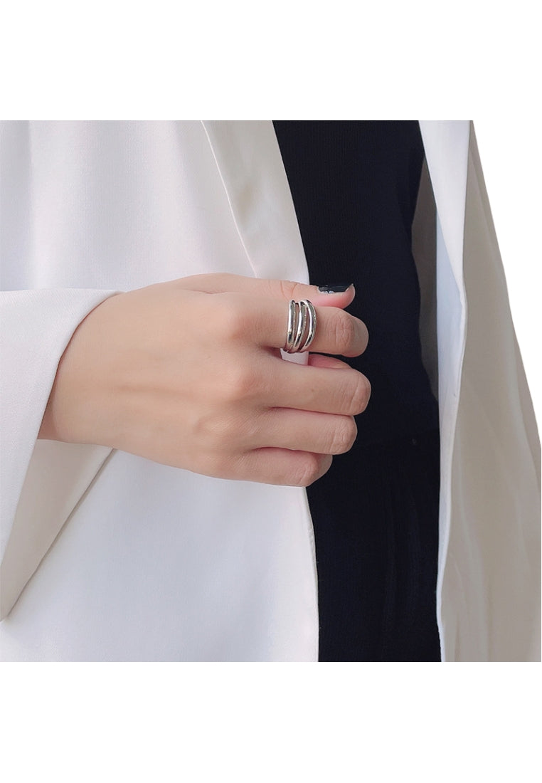 S925 Silver MultiLayer Ring