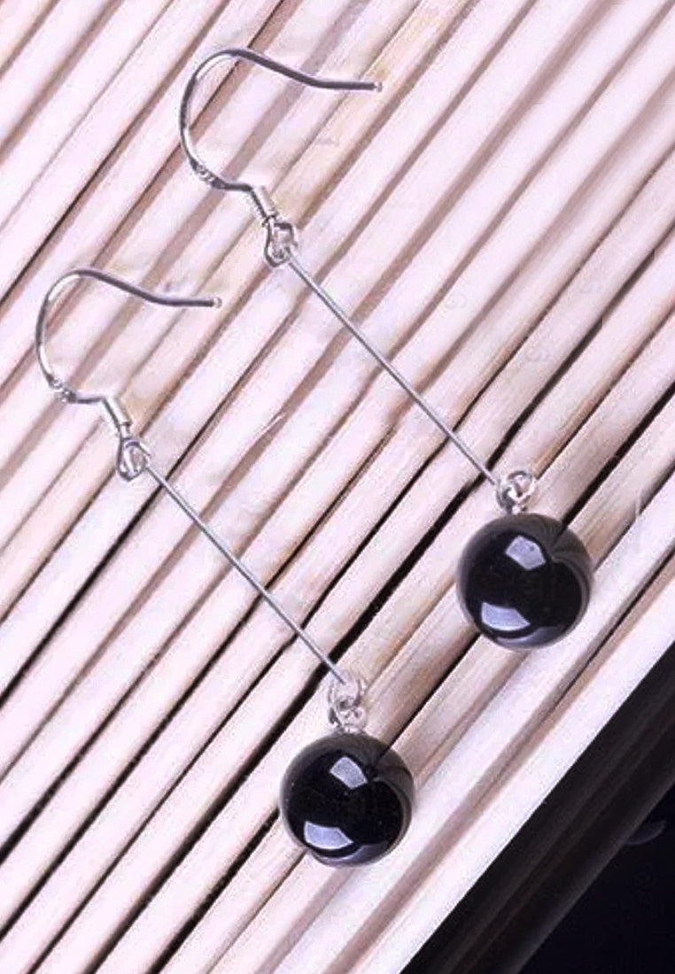 Red Black Agate Pendant Earrings And Earrings