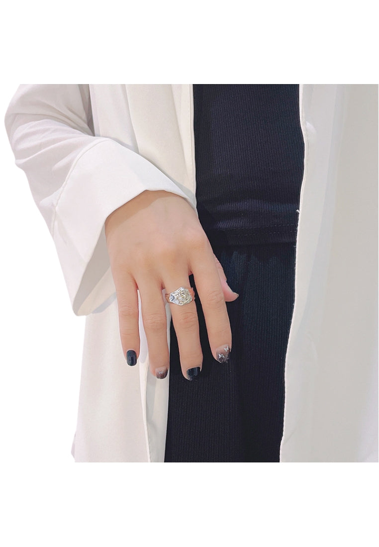 S925 Silver Medusa Ring