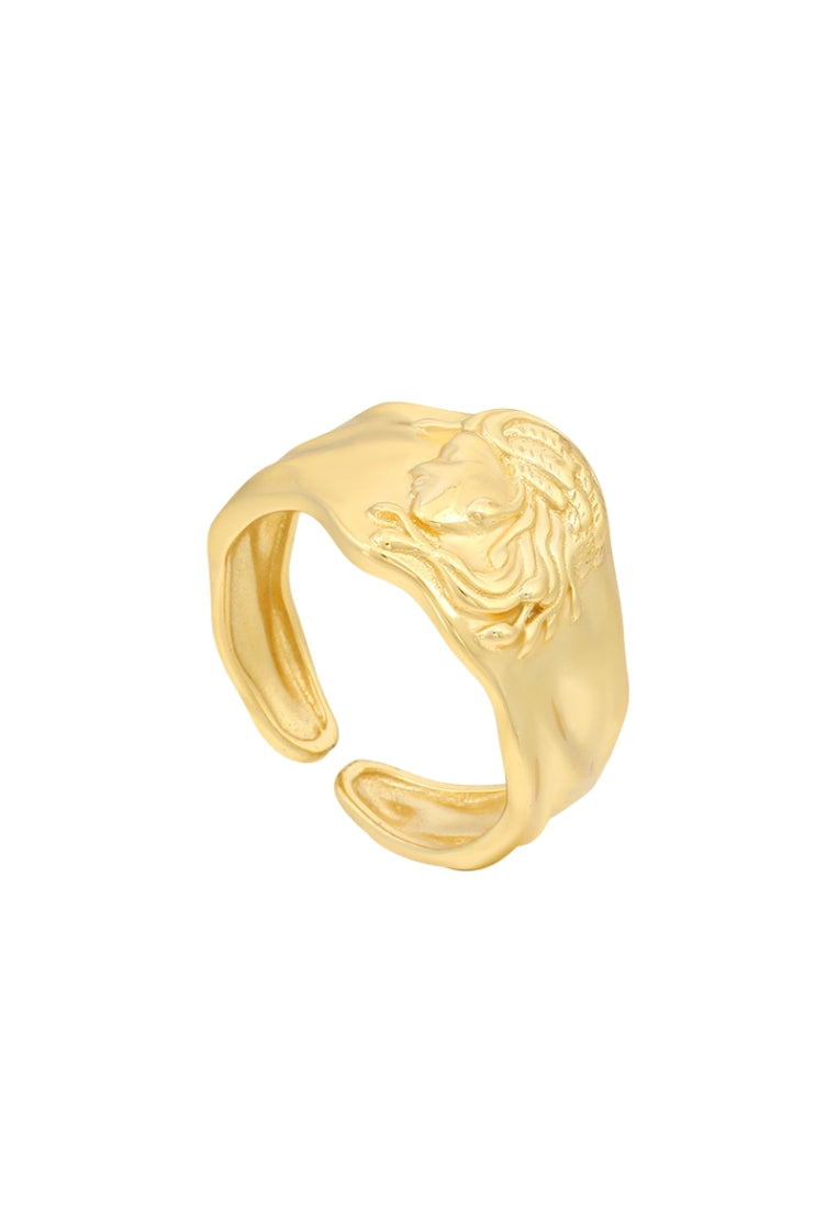 S925 Silver Medusa Ring