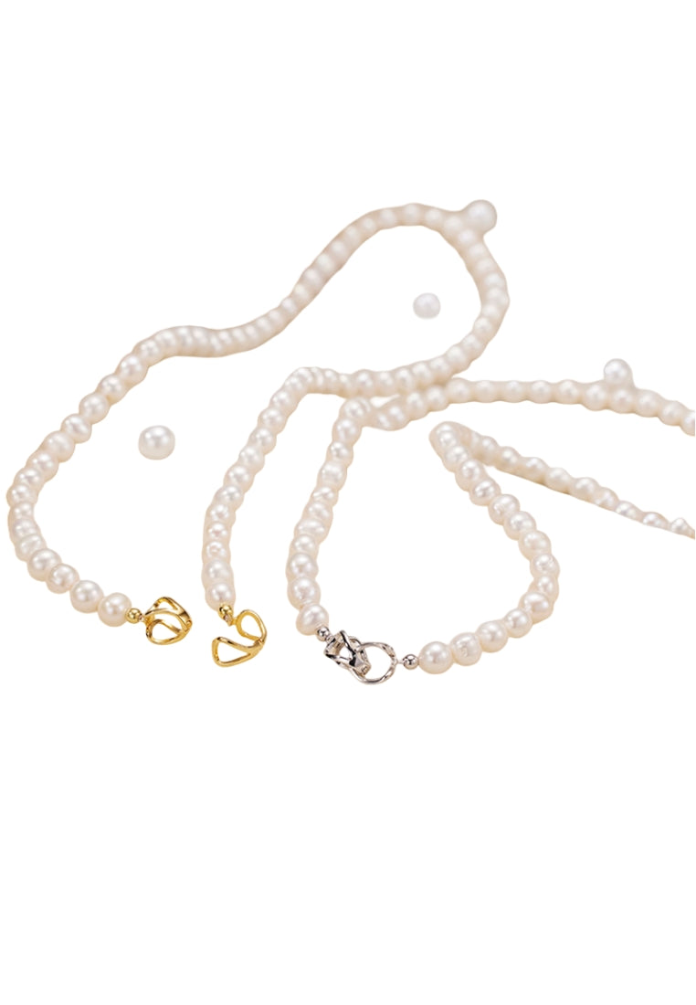 S925 Silver Versatile Pearl Necklace