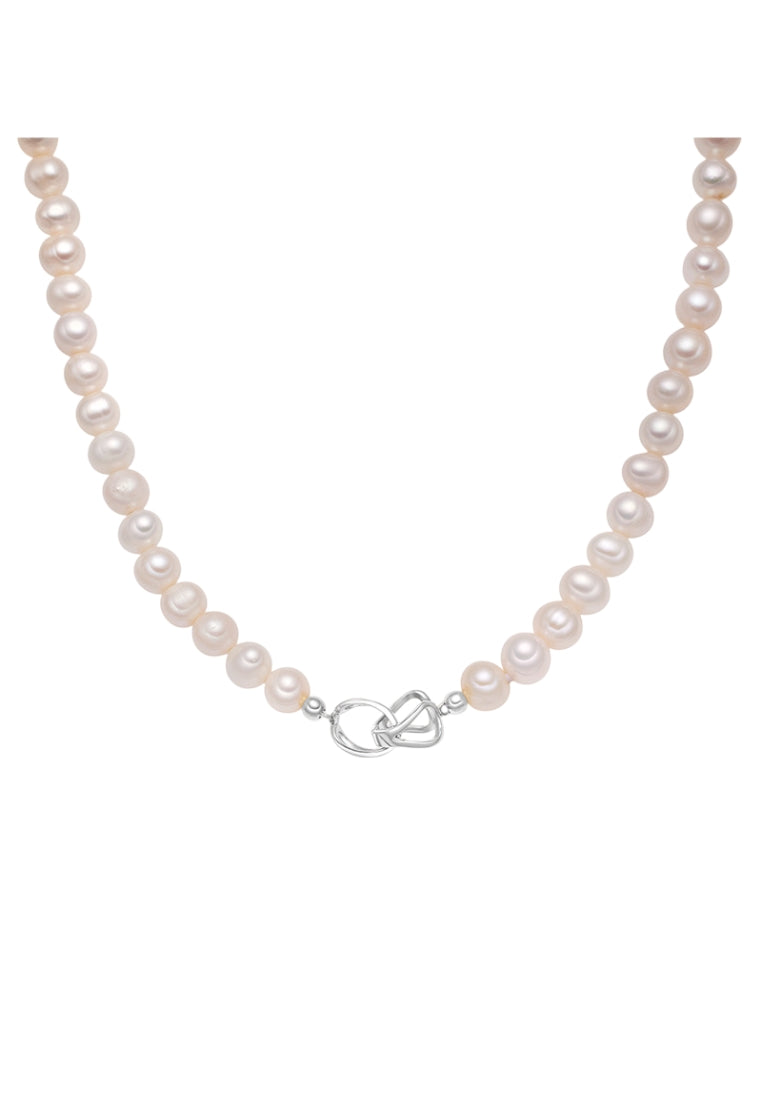 S925 Silver Versatile Pearl Necklace