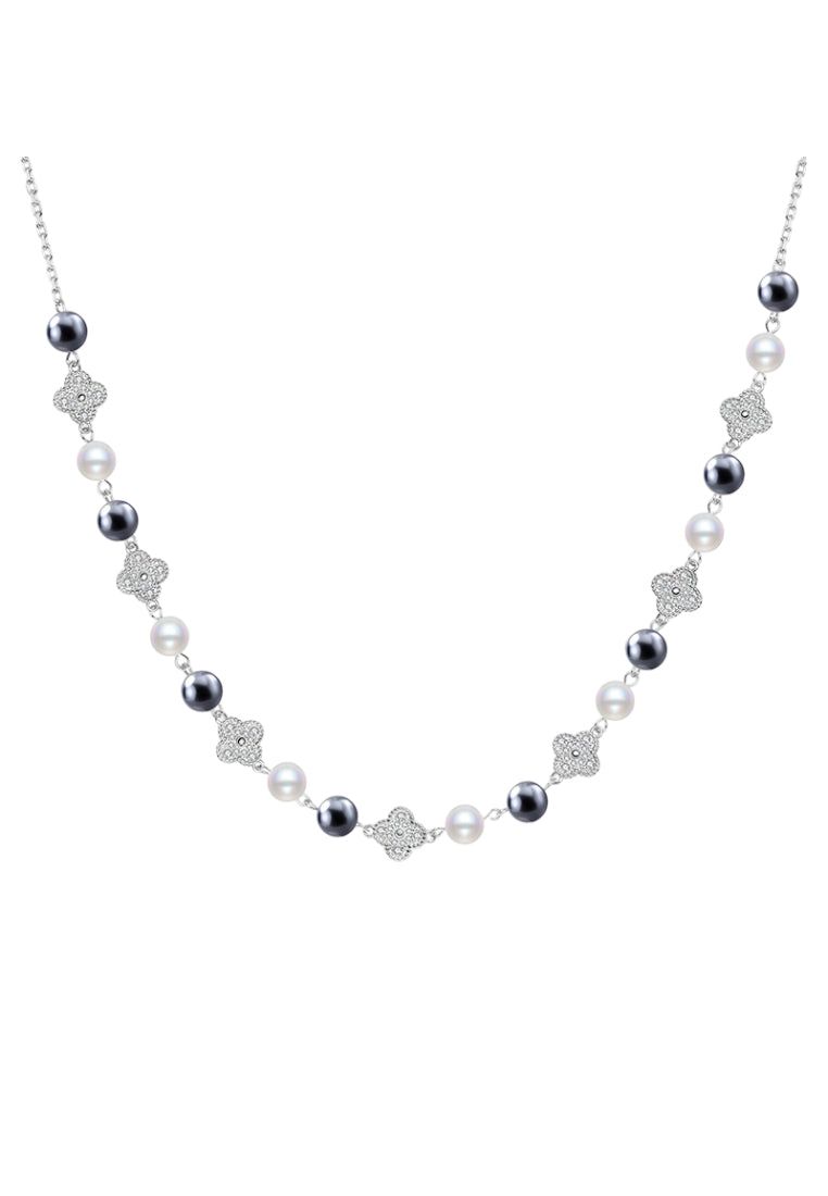 Autumn Winter S925 Silver Shell Pearl Necklace