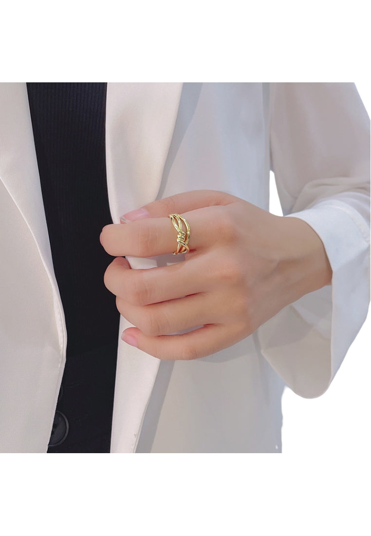 Vintage S925 Silver MultiLayer Ring