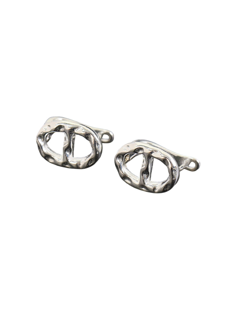 S925 silver pig nose ear clips