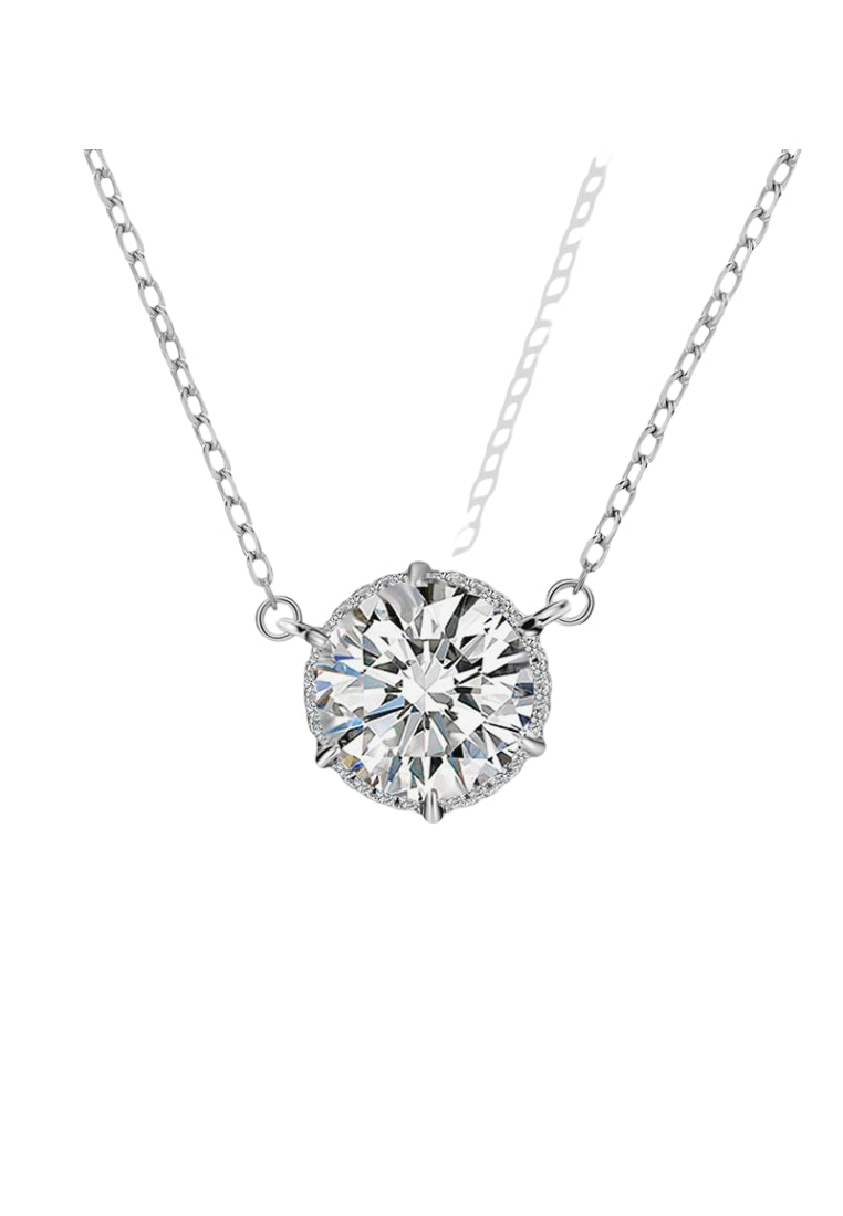 S925 Silver Zircon Necklace