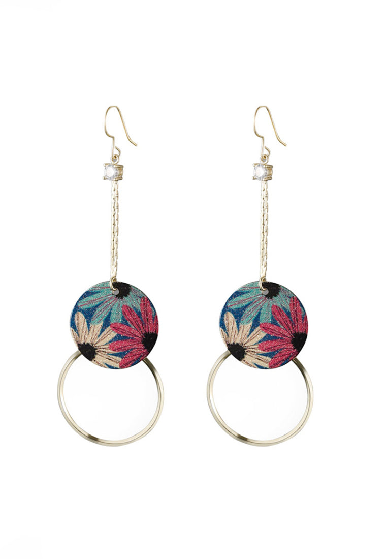 Our Elliptical Streaming Earrings And Earrings