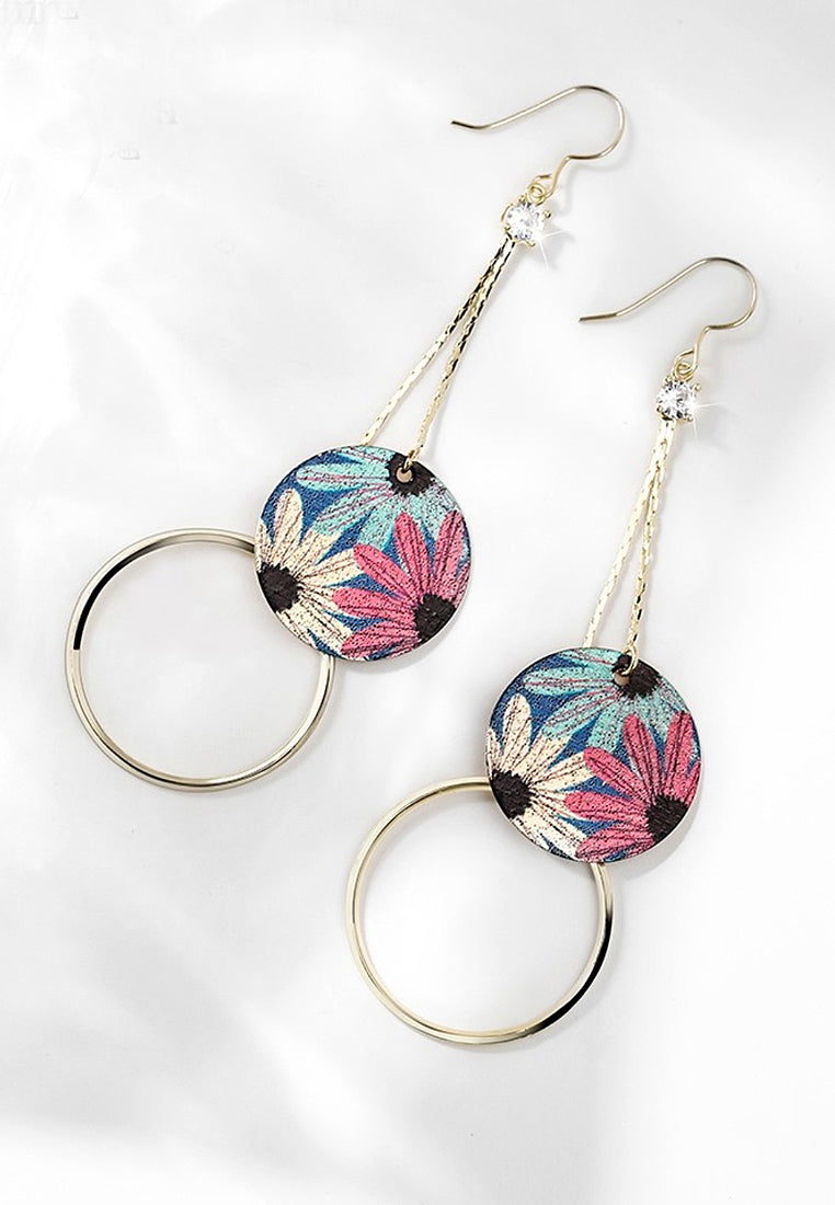 Our Elliptical Streaming Earrings And Earrings