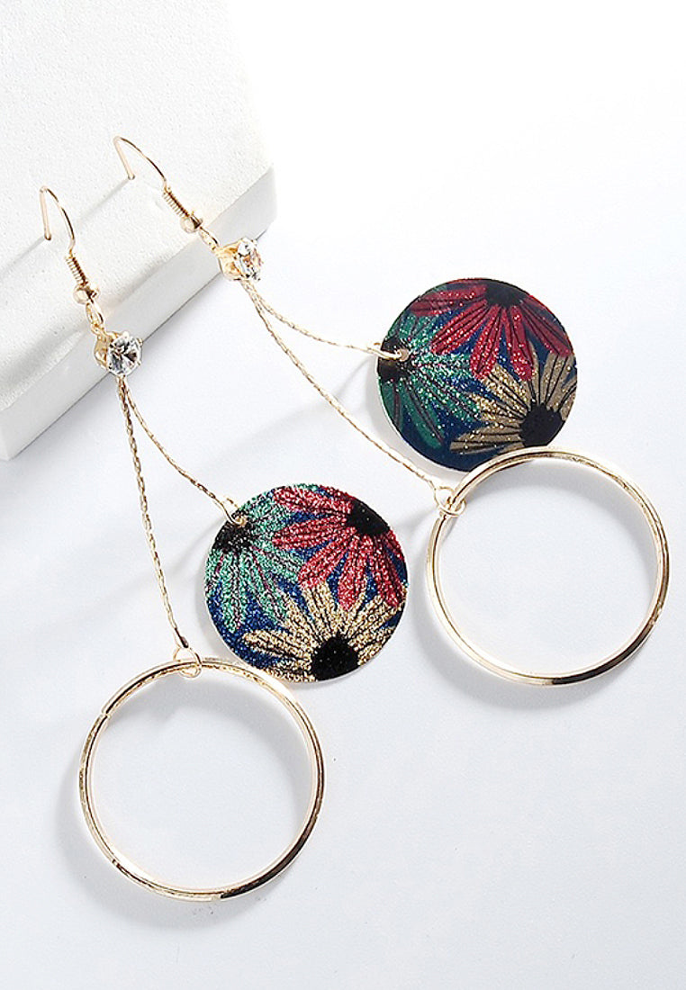 Our Elliptical Streaming Earrings And Earrings