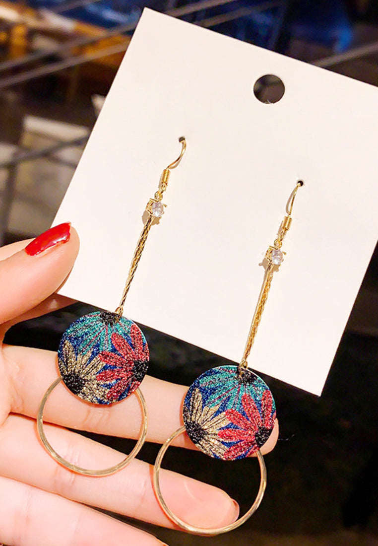 Our Elliptical Streaming Earrings And Earrings