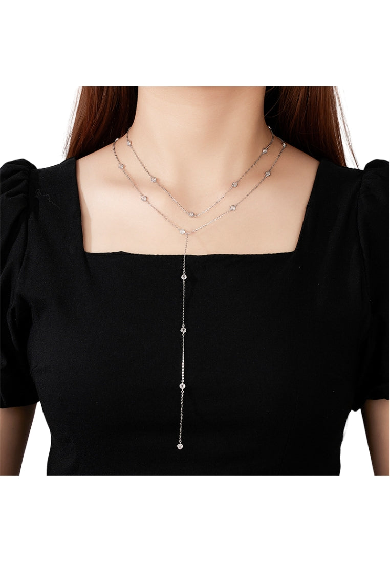 Zirconia S925 Silver Necklace