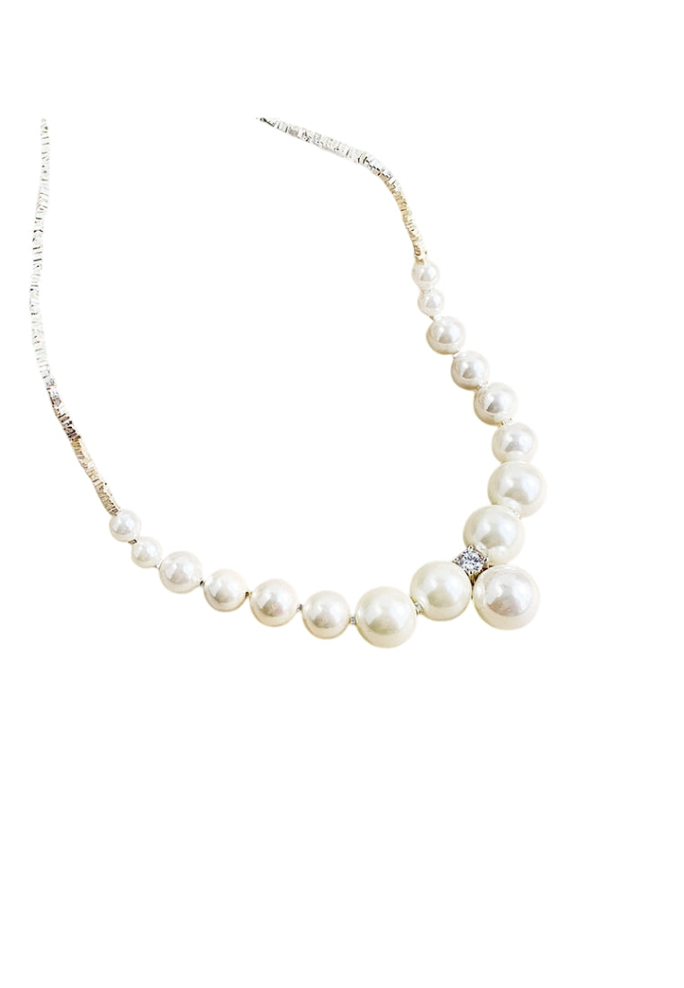 Crown Pendant Silver Necklace