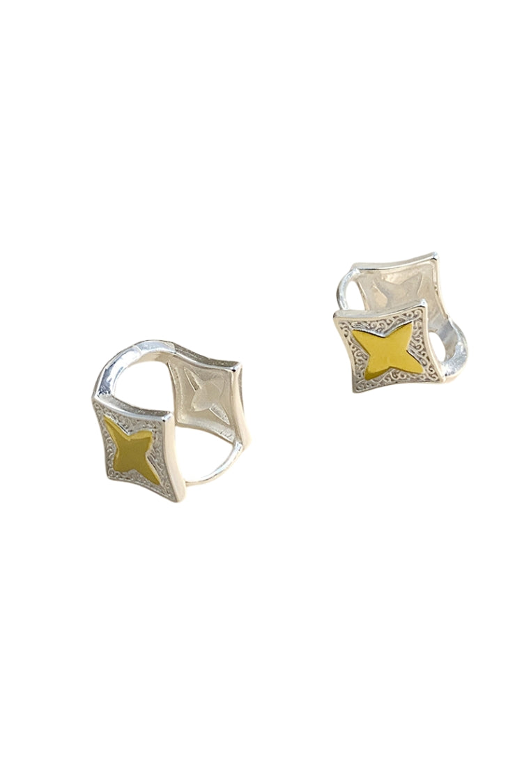 S925 silver heartshaped earrings