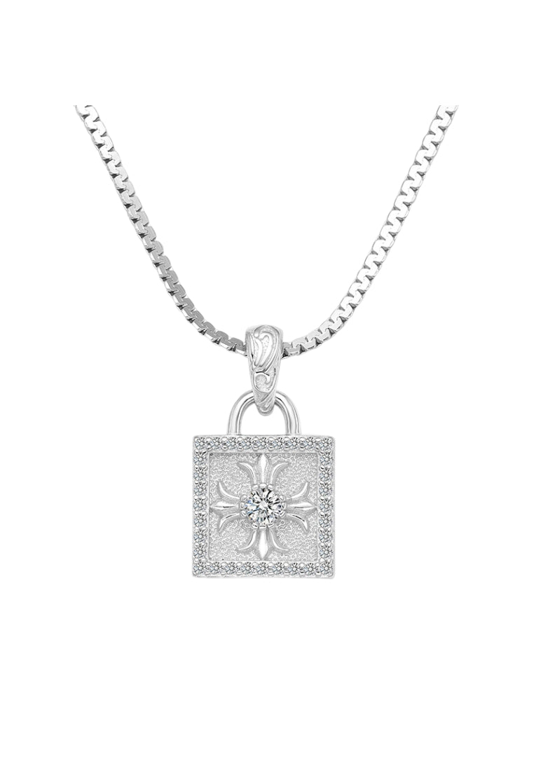 S925 Silver Cross Necklace