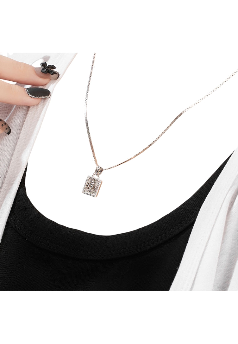 S925 Silver Cross Necklace