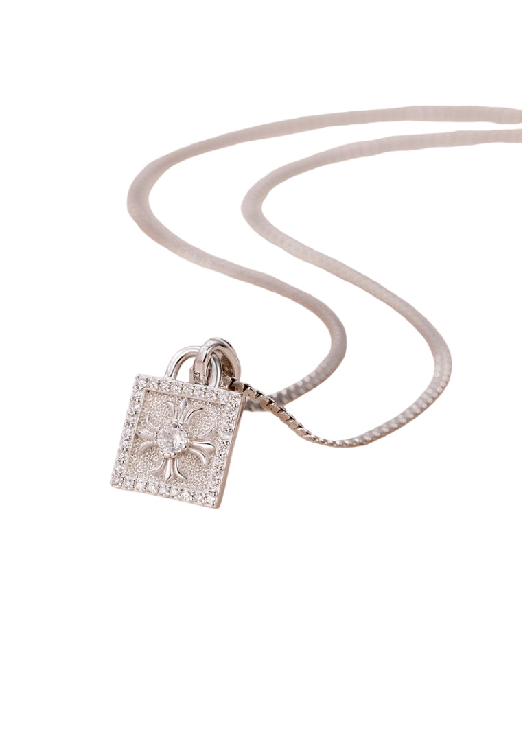 S925 Silver Cross Necklace