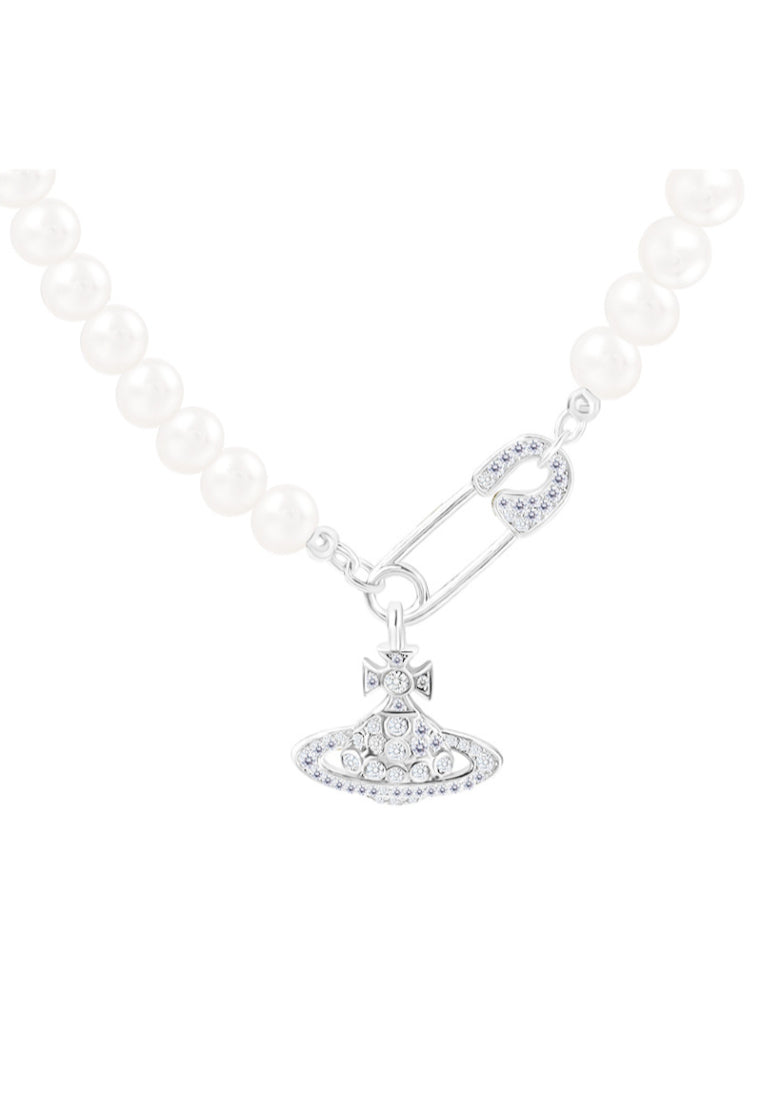 S925 Silver Saturn Pearl Necklace