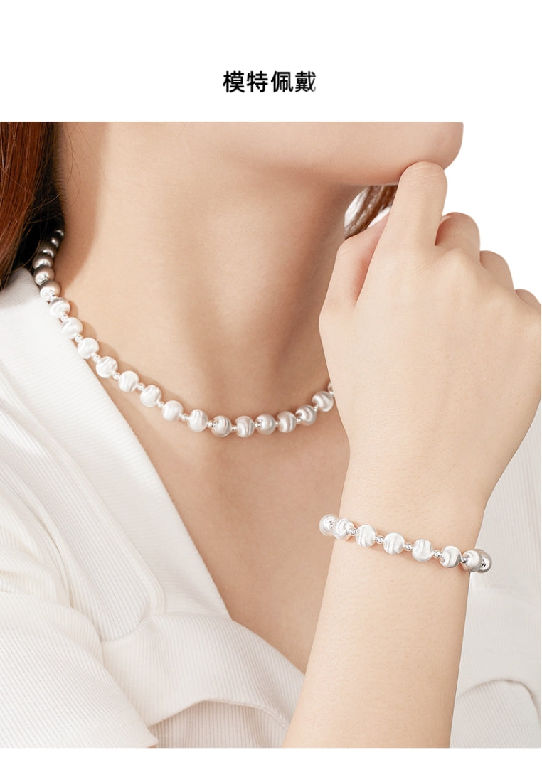 Laser Cat's Eye Bead Necklace