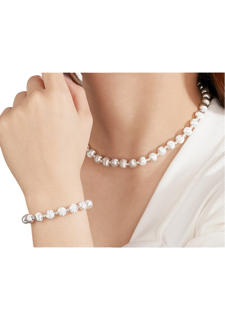 Laser Cat's Eye Bead Necklace