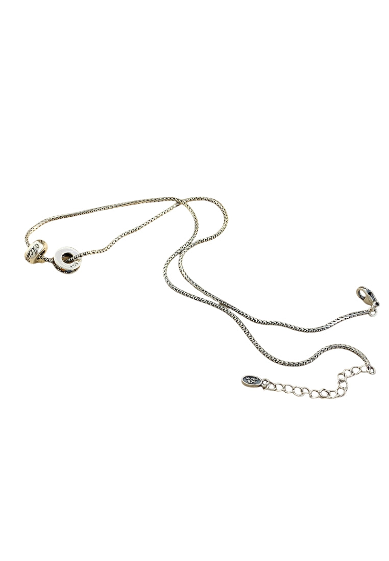 Rainbow Pendant S925 Silver Necklace