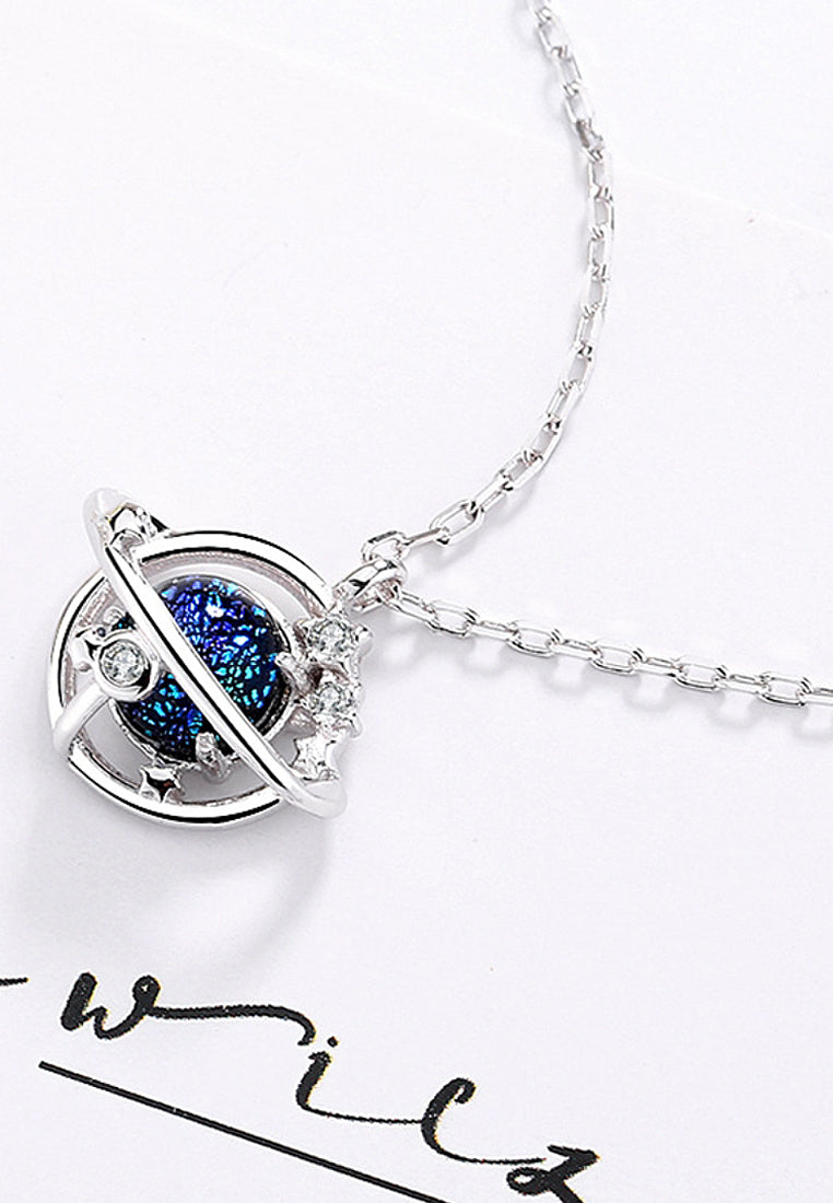 Simple Starry Sky Pendant necklace