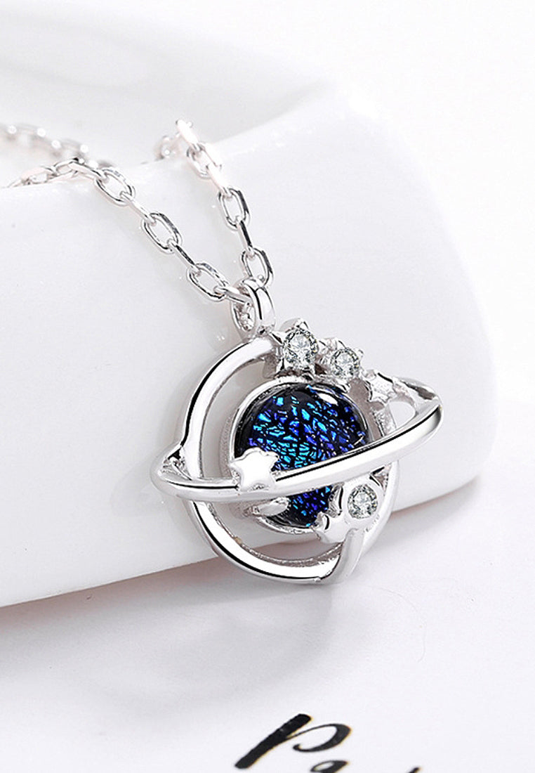 Simple Starry Sky Pendant necklace