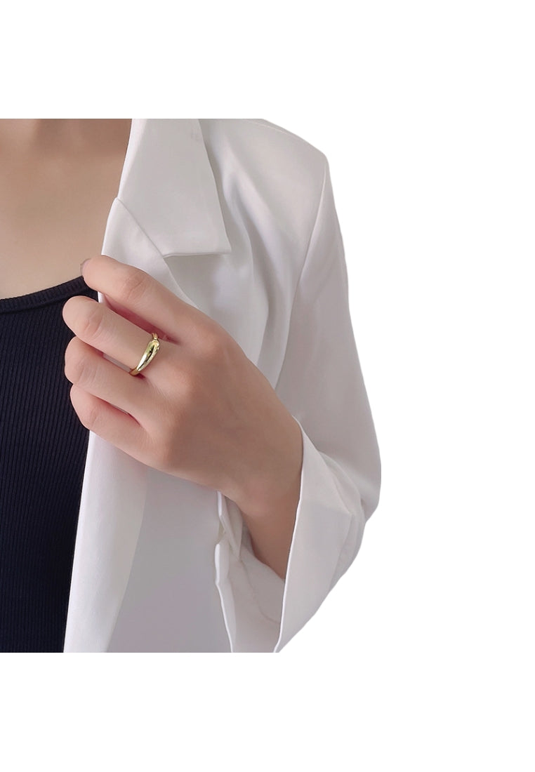 S925 Silver Geometric Fashion Ring