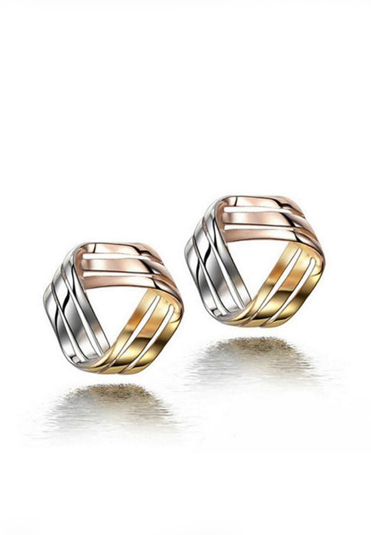 Fashion Three -Color Plum Earrings