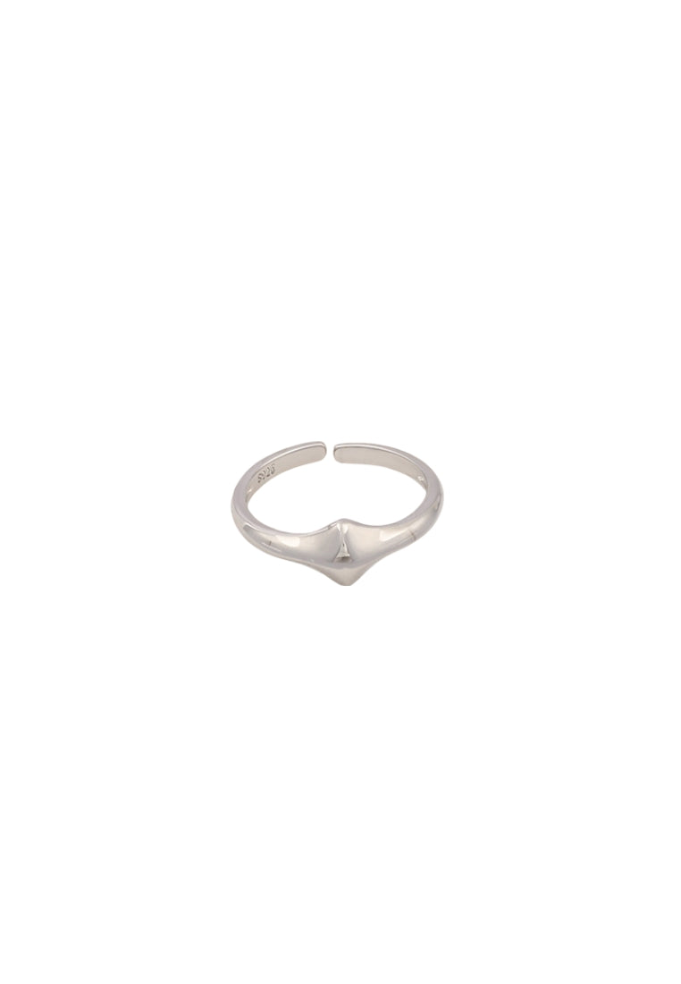 Pure 925 Silver Minimalist Adjustable Ring