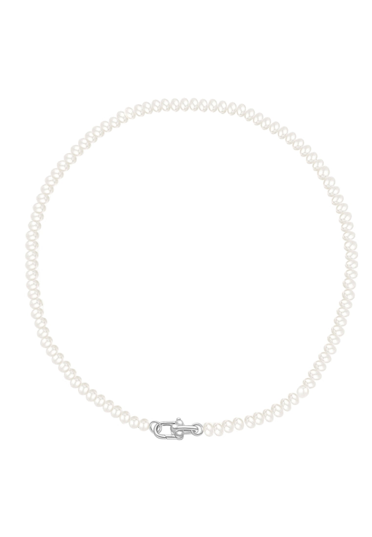 S925 Silver Autumn Winter Pearl Necklace