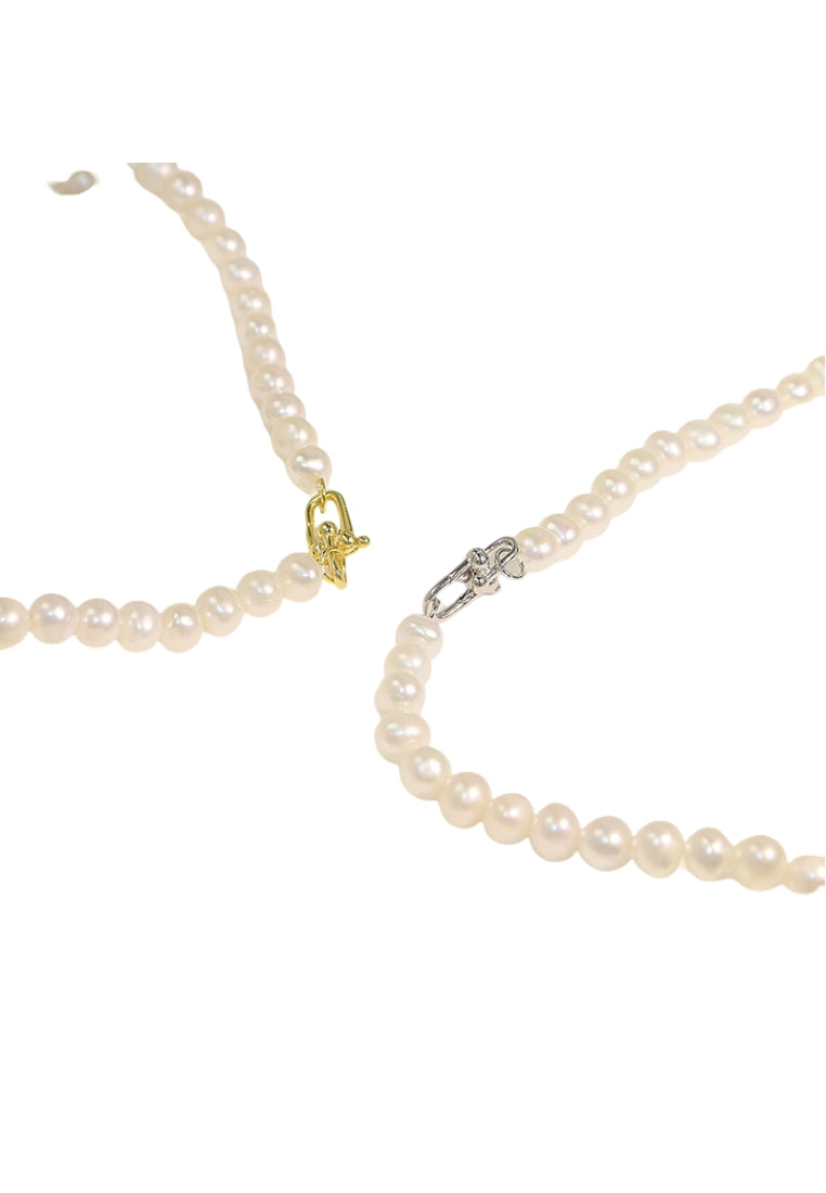 S925 Silver Autumn Winter Pearl Necklace