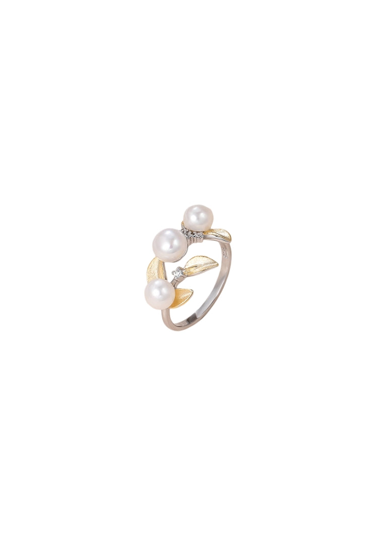 S925 Silver French Pearl Ring