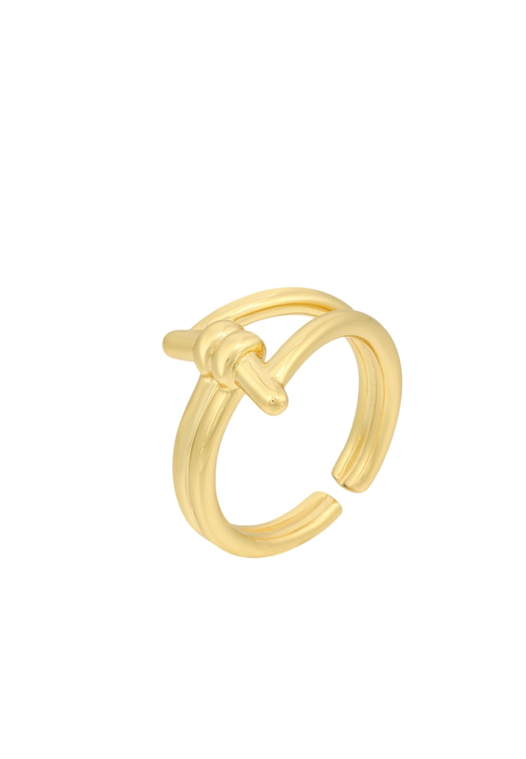 Korean S925 Silver Knot Ring