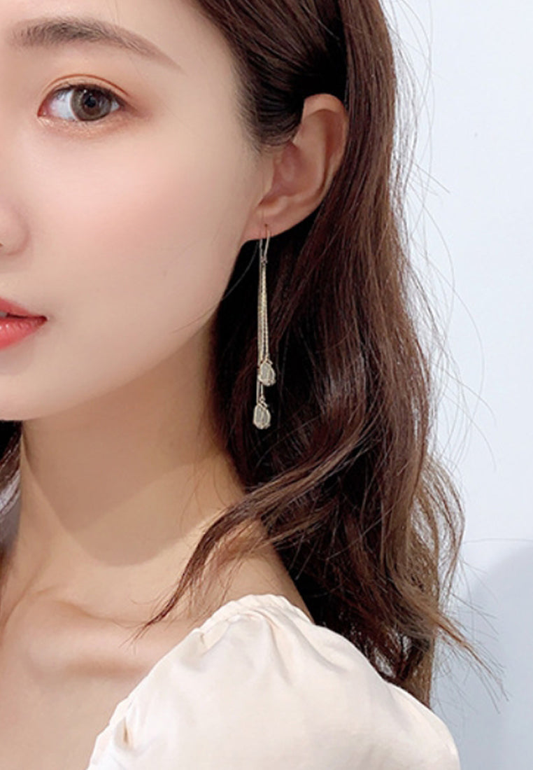 Tulip protein -lone earrings earrings