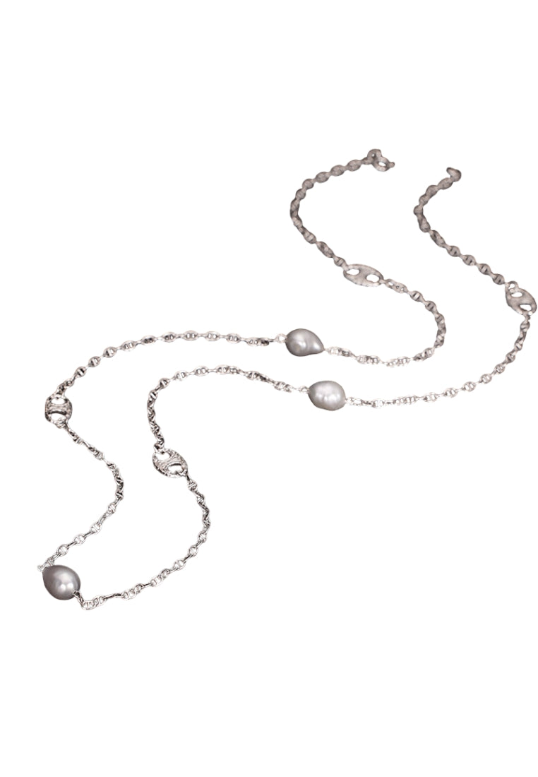 S925 Silver Pig Nose Sweater Chain